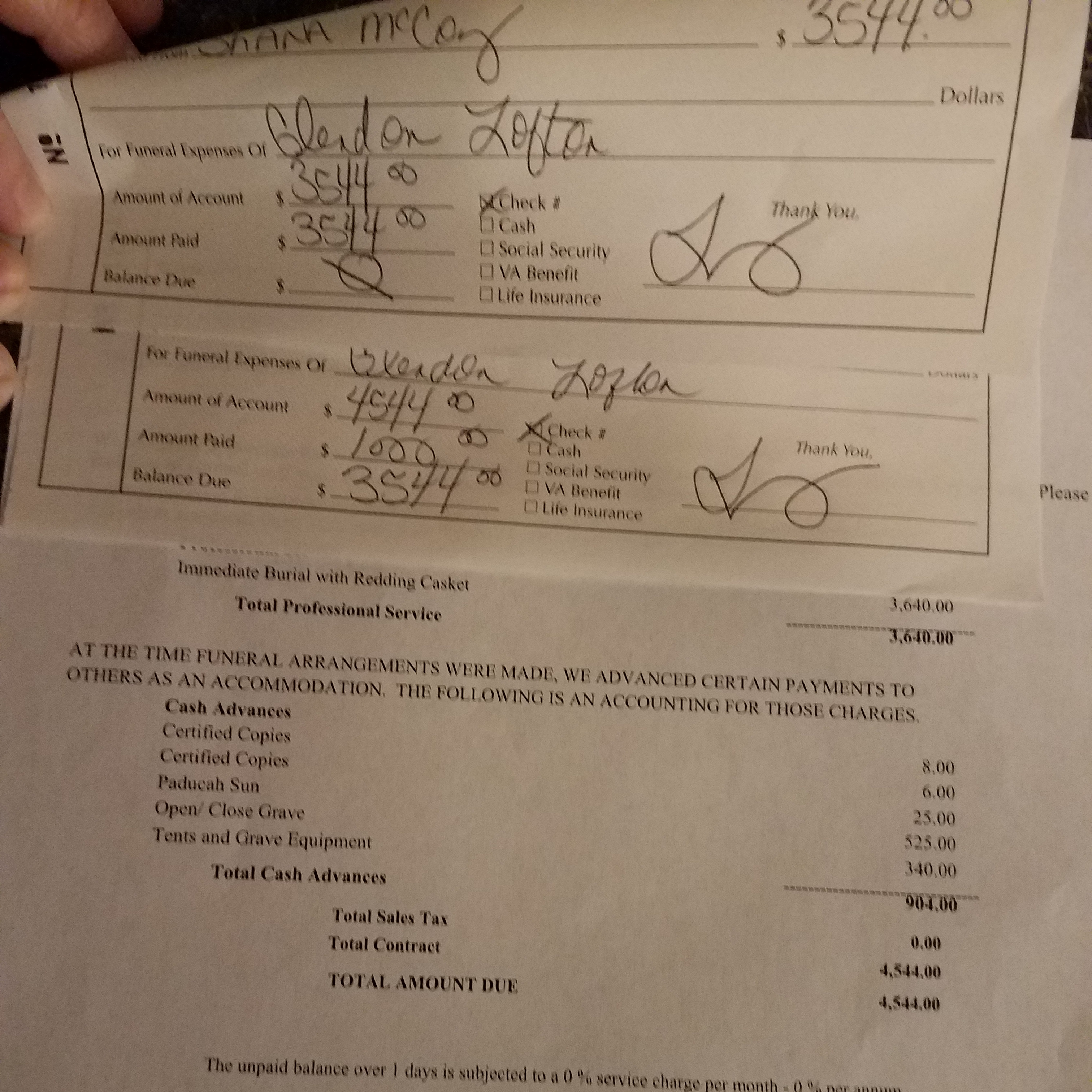 Fundraiser by Ronnie McCoy Funeral And Other Expenses for Glendon Lofton