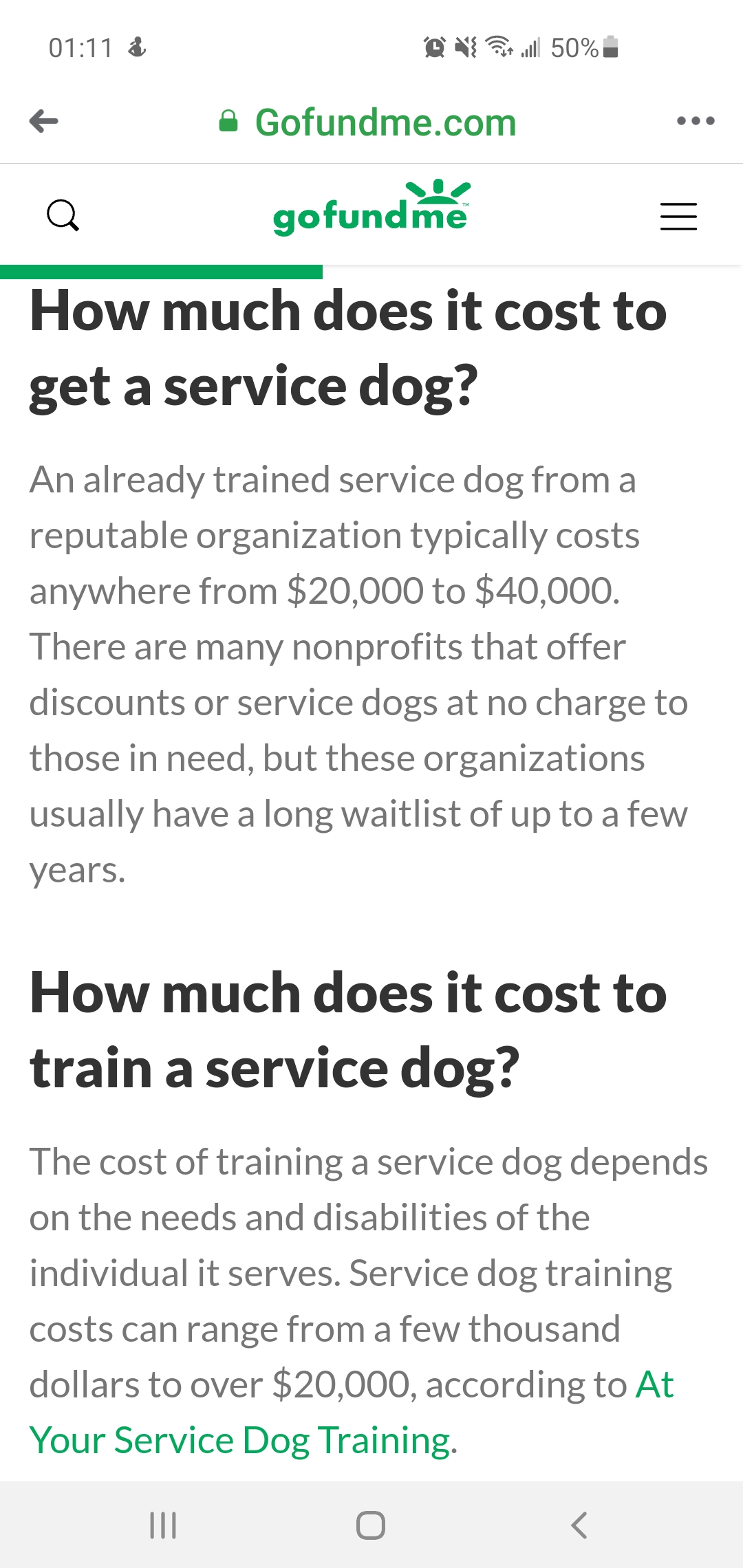 Fundraiser By Lisa M A Service Dog For Kendra